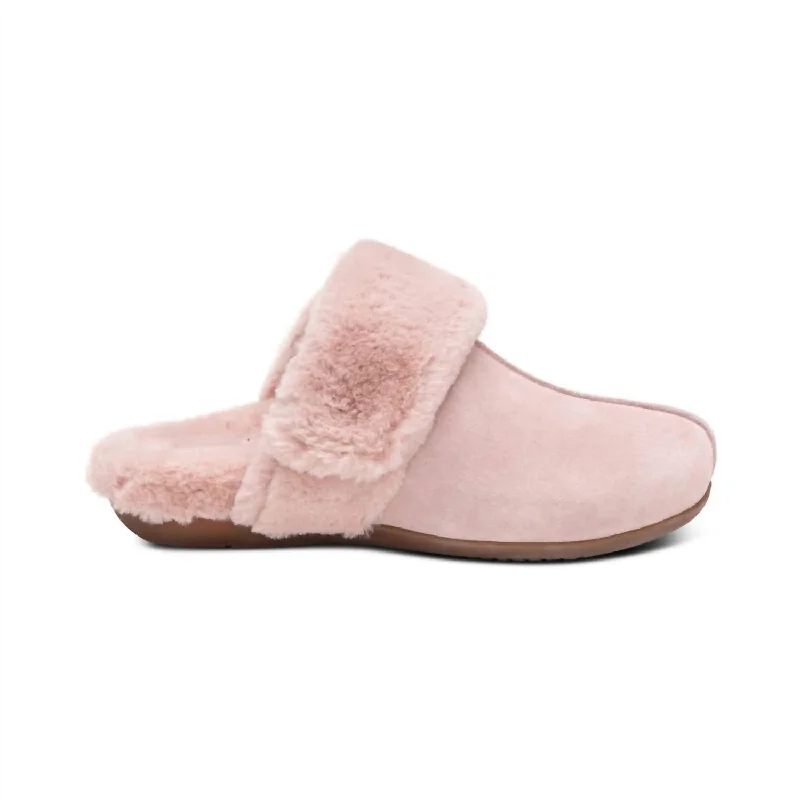 Arianna Arch Support Slipper In Pink