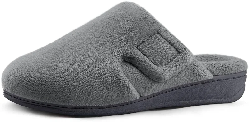 Gemma Slipper In Light Grey