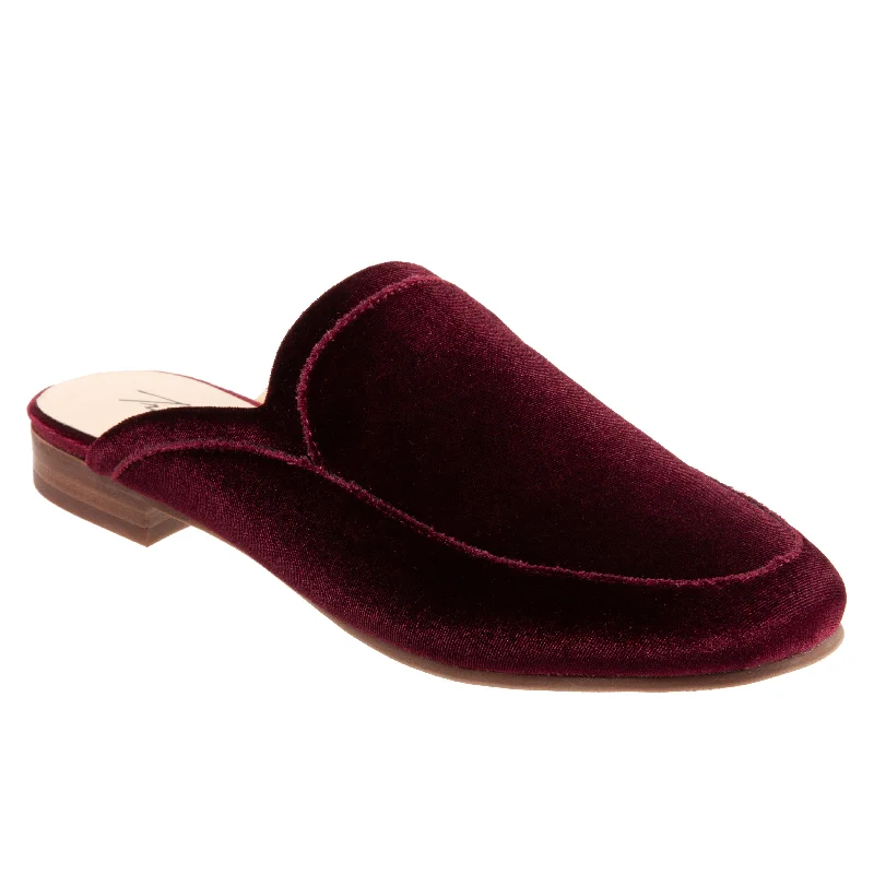 Ginette Burgundy Slippers