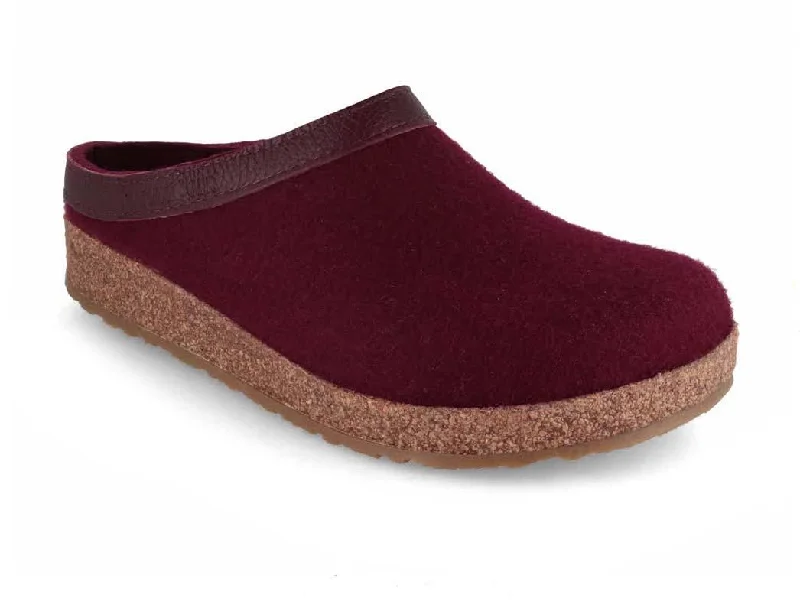 HAFLINGER Clog | Grizzly Torben, Bordeaux