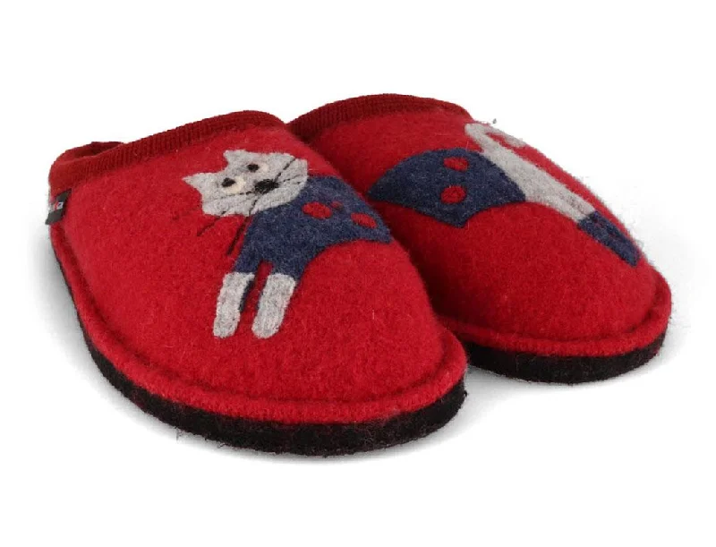 HAFLINGER Slipper | Flair Cucho, paprika