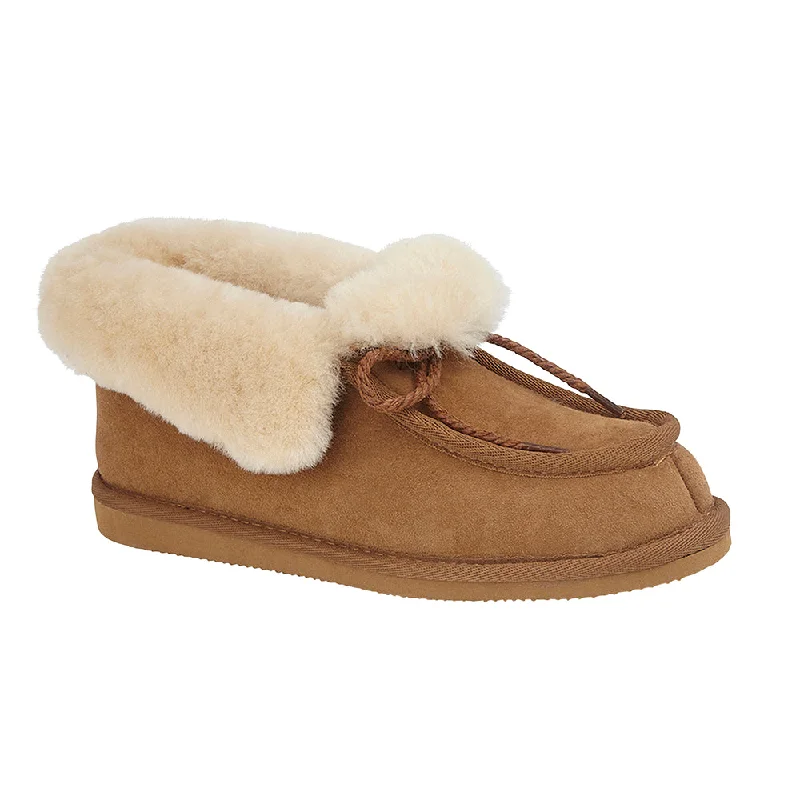 PATTI Womens Sheepskin Moccasin Slippers