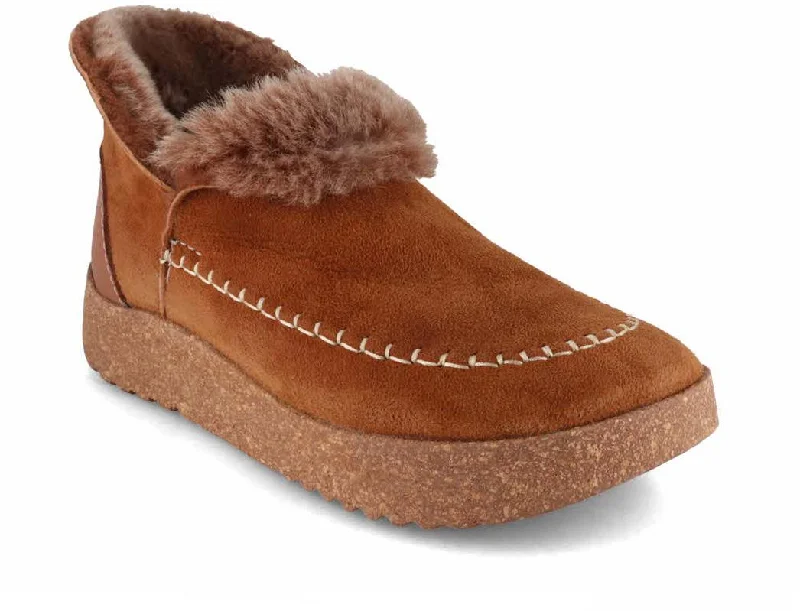 Tuffeln® Women's Sheepskin Slippers «Wohlig», cognac