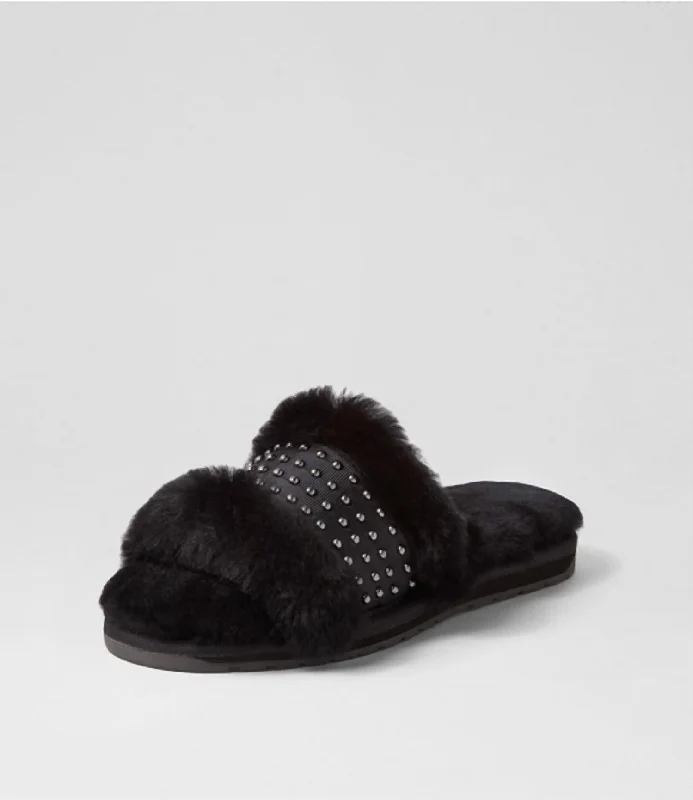 Women's Ivy Slippers In Black