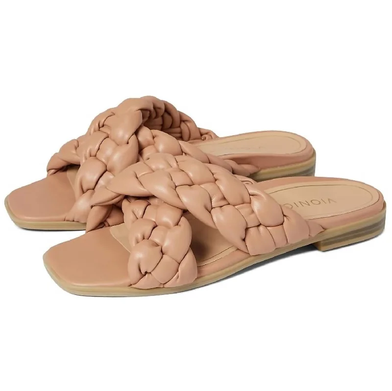 Women's Kalina Braided Sandals In Macaroon