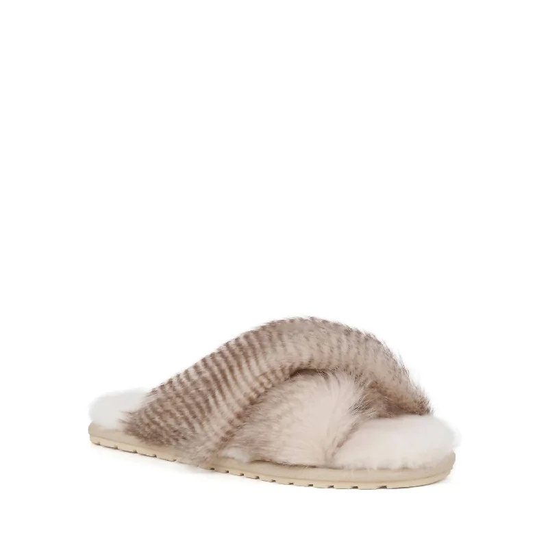 Women's Mayberry Slipper In Natural Crimp