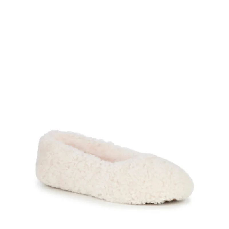 Women's Mira Ballet Slipper In Natural