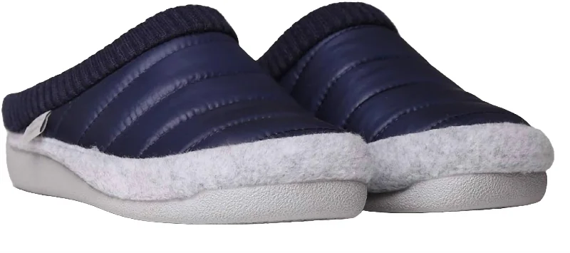 Women's Mora Slippers In Navy