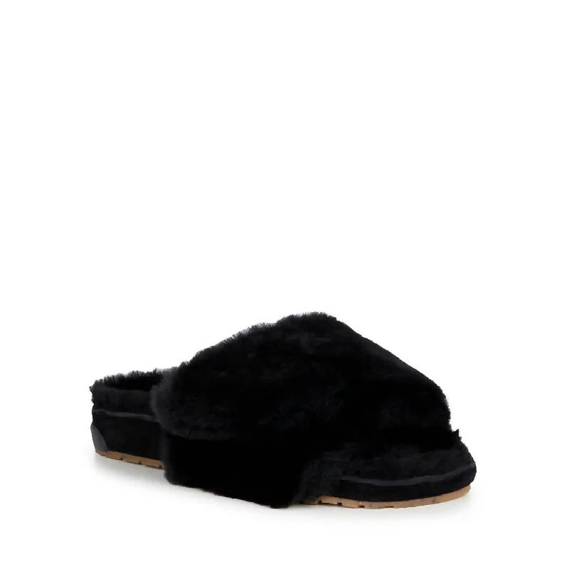 Women's Musica Adjustable Support Slide Slipper In Black