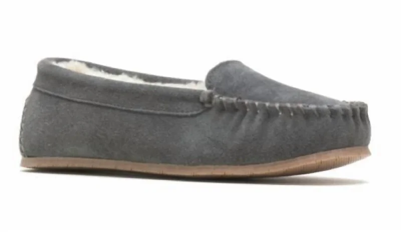 Women's Winnie Water-Resistant Slippers In Charcoal