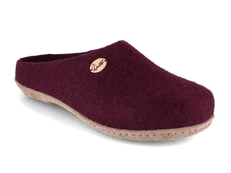 WoolFit® handmade Felt Slippers | Classic, purple