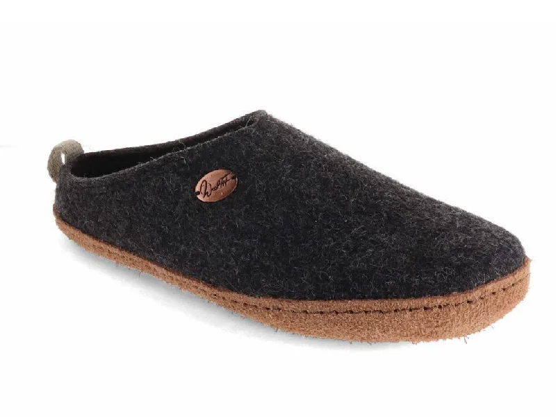 WoolFit® 'Tundra' Eco-Friendly Slippers, dark gray