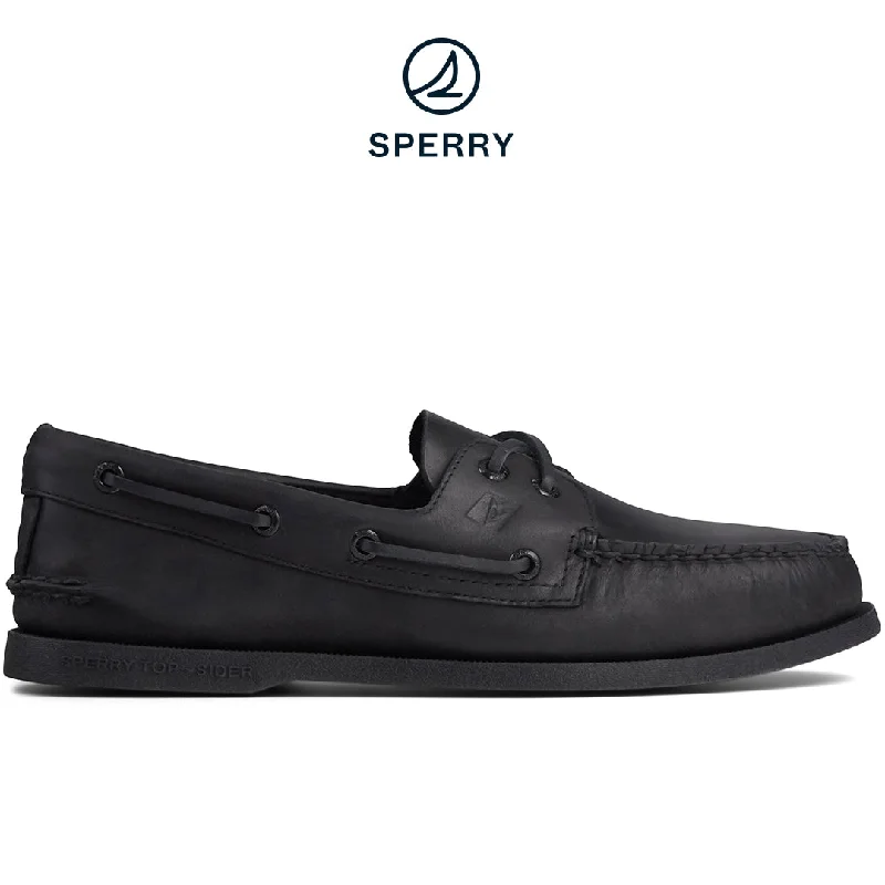 Women's Authentic Original  2-Eye Boat Shoes -Black (08369812)