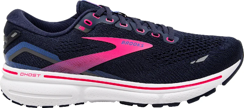 Brooks Ghost 15 Womens Running Shoes - Navy