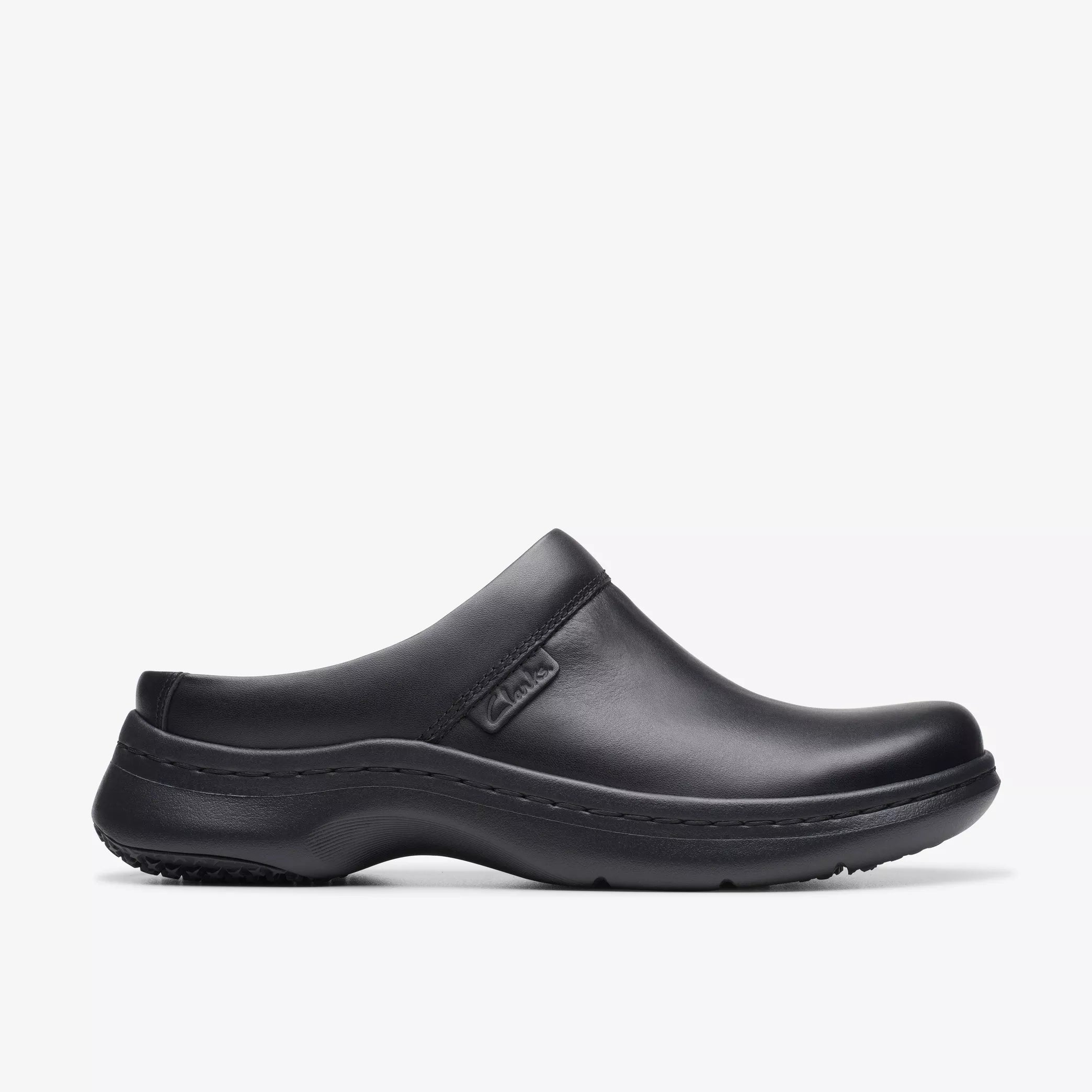 Clarks Pro Clog Blk 75016 Wos