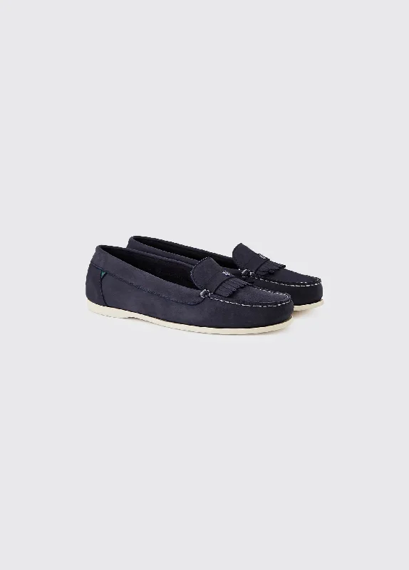 Florence Boat Shoe - Denim