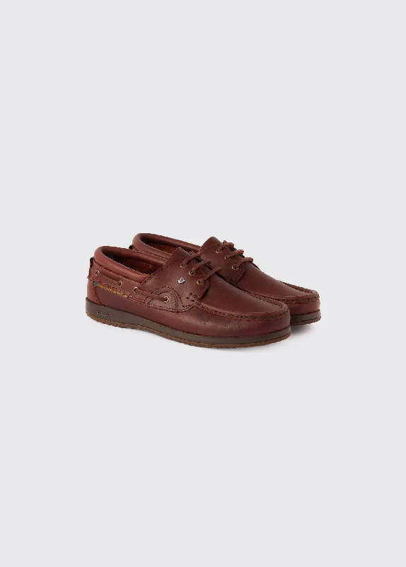 Commodore XLT Boat Shoe - Mahogany