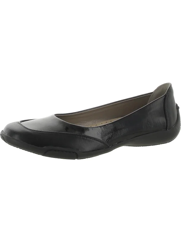 Cascade Womens Padded Insole Slip On Flats