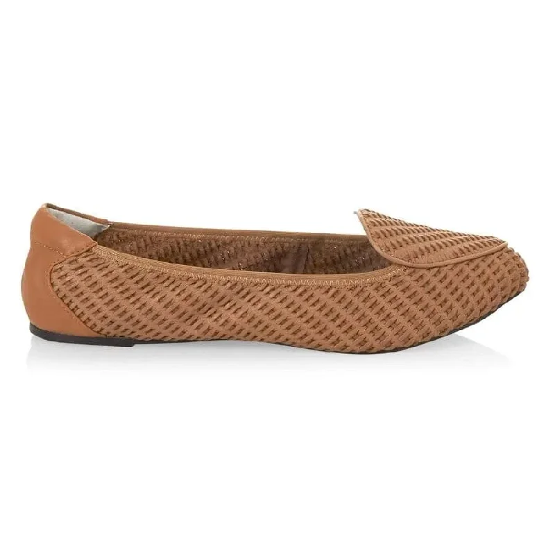 Clapham - Tan Woven Leather Loafers