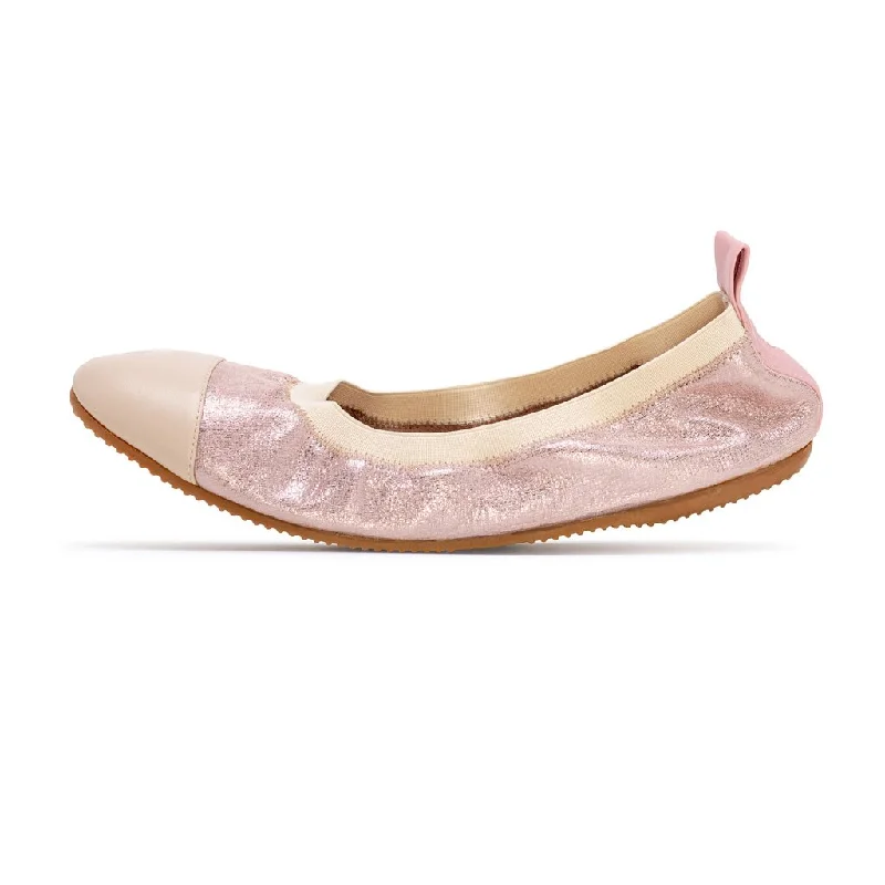 Guiola - Pink and Silver Ballet Flat