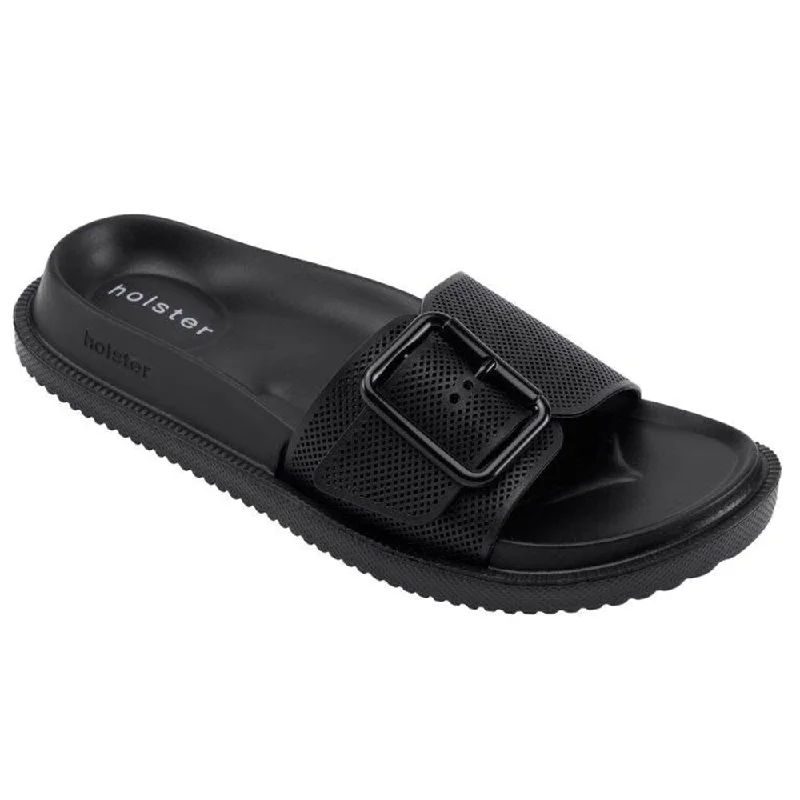 Holster Laze Push In Sandal - Black