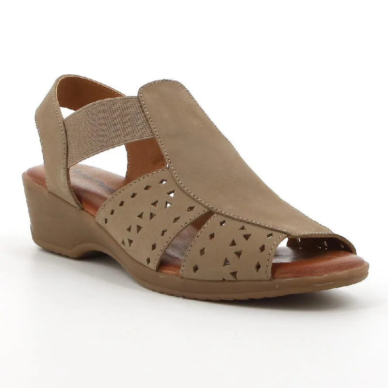 Hush Puppies Genny Nappa Leather Sandals - Canna Seta Leather