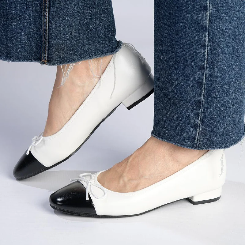 Pierre Cardin Melisse Pump - White / Black