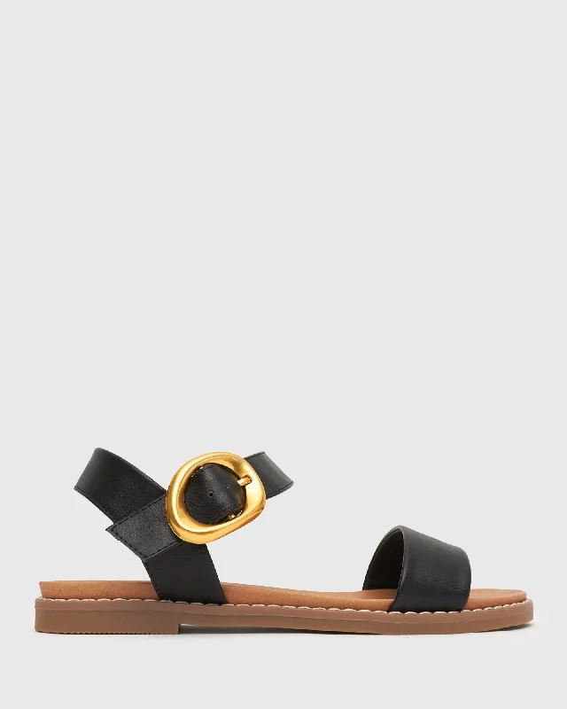 Wider Fit ATLANTA Vegan Flat Sandals