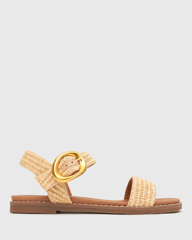 Wider Fit ATLANTA Vegan Flat Sandals